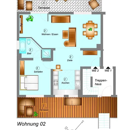 Carpe Diem In We 02 Direkt Am Bodden Apartmán